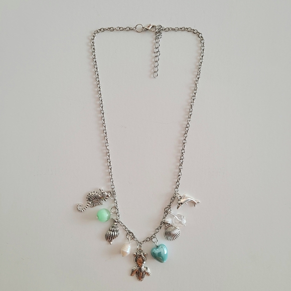 Beach Days Silver Charm Necklace - Picture 1 of 6